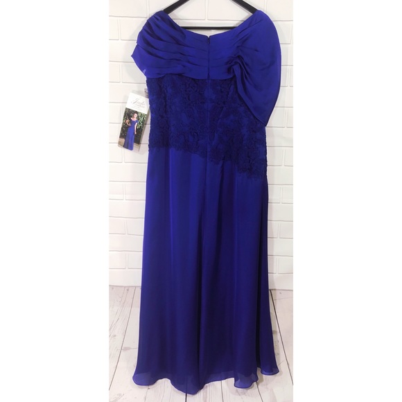 Jade Couture Bridesmaid Draped Neck Dress K168011 - Picture 7 of 8